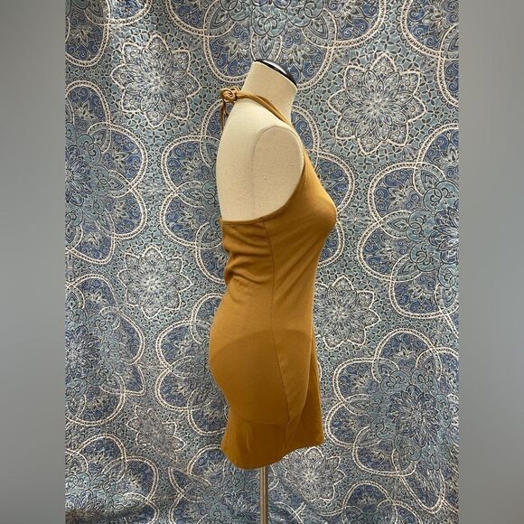 Halter rib Sleeveless mini dress - Picture 7 of 13